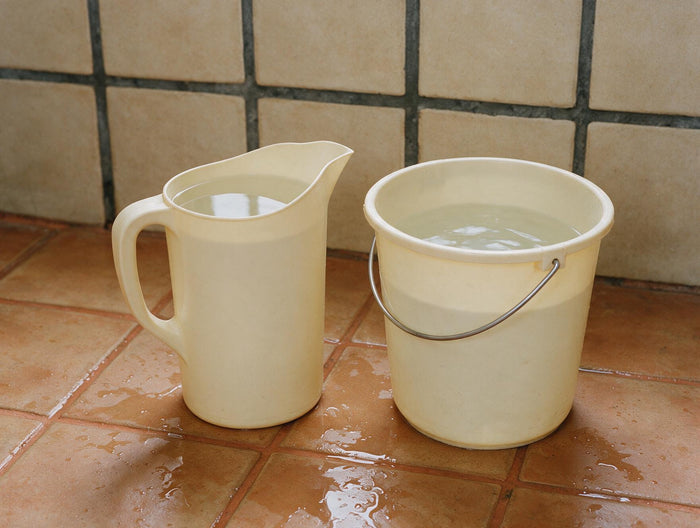 Bucket and jug